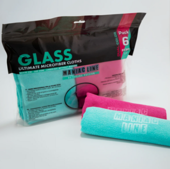 Glass ultimate microfiber cloths 